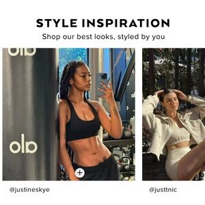 Alo Sweatpant Sports Bra M